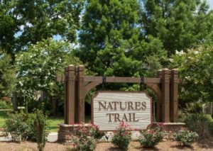 Natures Trail Sign in Fairhope, Alabama