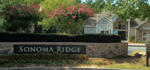 Sonoma Ridge Sign in Silverhill Alabama