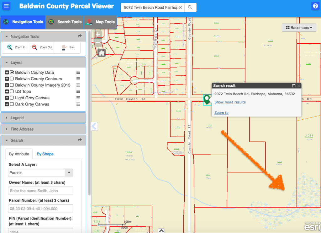 How To Use The Baldwin County Parcel Viewer Map Urban Property